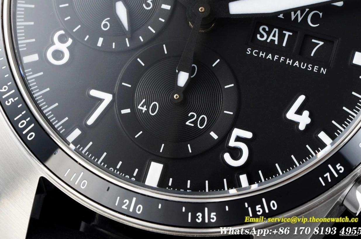 41mm 2023 Chrono BLSF Black Mod Num TI RU A7750 Pilot 0314